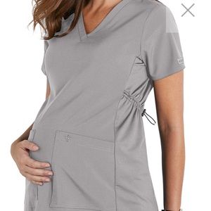Med Couture maternity scrub top
